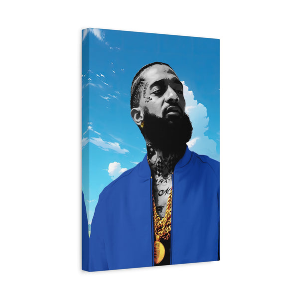 Nipsey Hussle Sunrise Canvas – House of Black