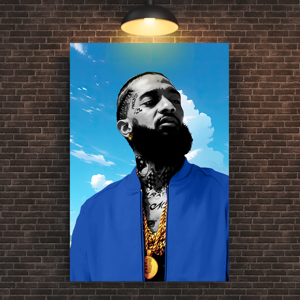 Nipsey Hussle Sunrise Canvas – House of Black