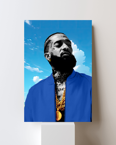 Nipsey Hussle Sunrise Canvas – House of Black