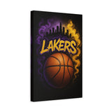 Lakers Smoke City Canvas