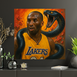 Kobe Bryant The Black Mamba Canvas