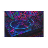 Electric DJ Neon Canvas