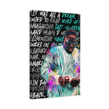 Biggie Smalls Bling Silver Canvas