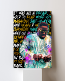 Biggie Smalls Bling Gold Canvas