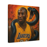 Kobe Bryant The Black Mamba Canvas