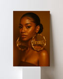 90s Babe: Bronx Edition Canvas