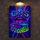 Gets Stoned Electric Canvas