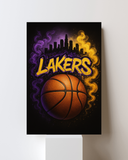 Lakers Smoke City Canvas