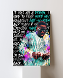 Biggie Smalls Bling Silver Canvas