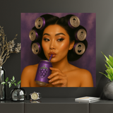 Gorgeous Grape Beauty Canvas