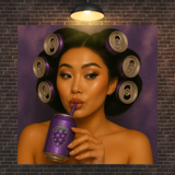 Gorgeous Grape Beauty Canvas