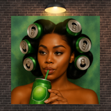 Luscious Lime Beauty Canvas