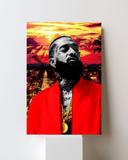 Nipsey Hussle Sunset Canvas