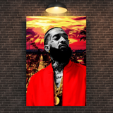Nipsey Hussle Sunset Canvas