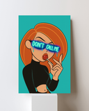 Don't Call Kim Possible Canvas