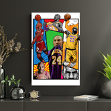NBA Legends Comic Book Canvas