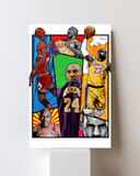 NBA Legends Comic Book Canvas