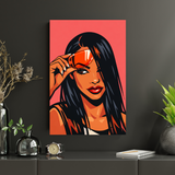 Aaliyah Aura Canvas