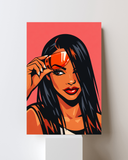 Aaliyah Aura Canvas