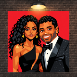 Ciara and Russell Canvas