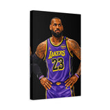 Lebron James Lakers Canvas