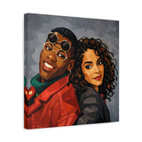 Dwayne and Whitley Canvas