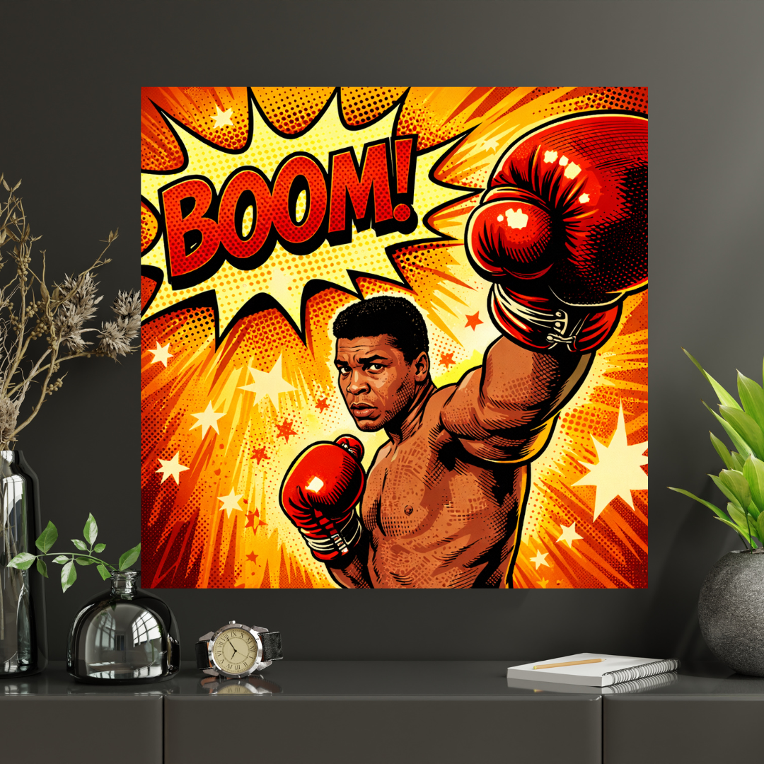 Ali Comic Book Canvas