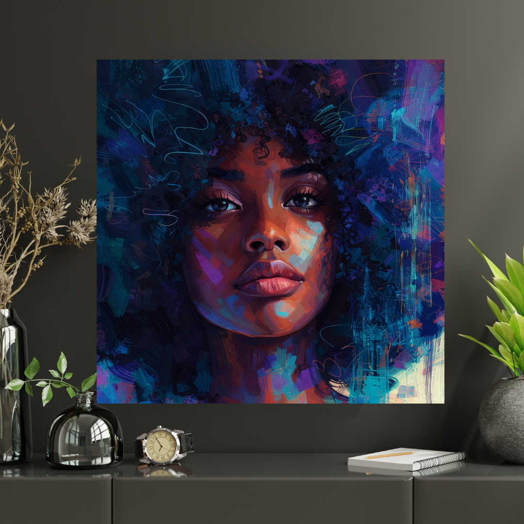 Crown in Color Canvas II