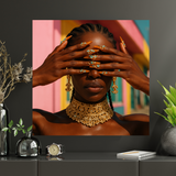 Golden Visionary Canvas
