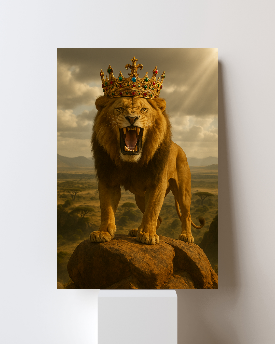 King of the Crowned Jungle Canvas