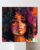 Crown in Color Canvas