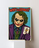 The Joker Comic Book Canvas