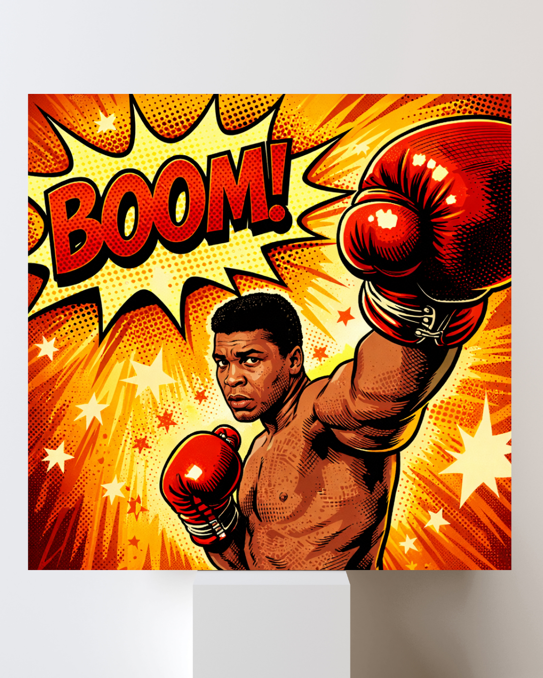 Ali Comic Book Canvas