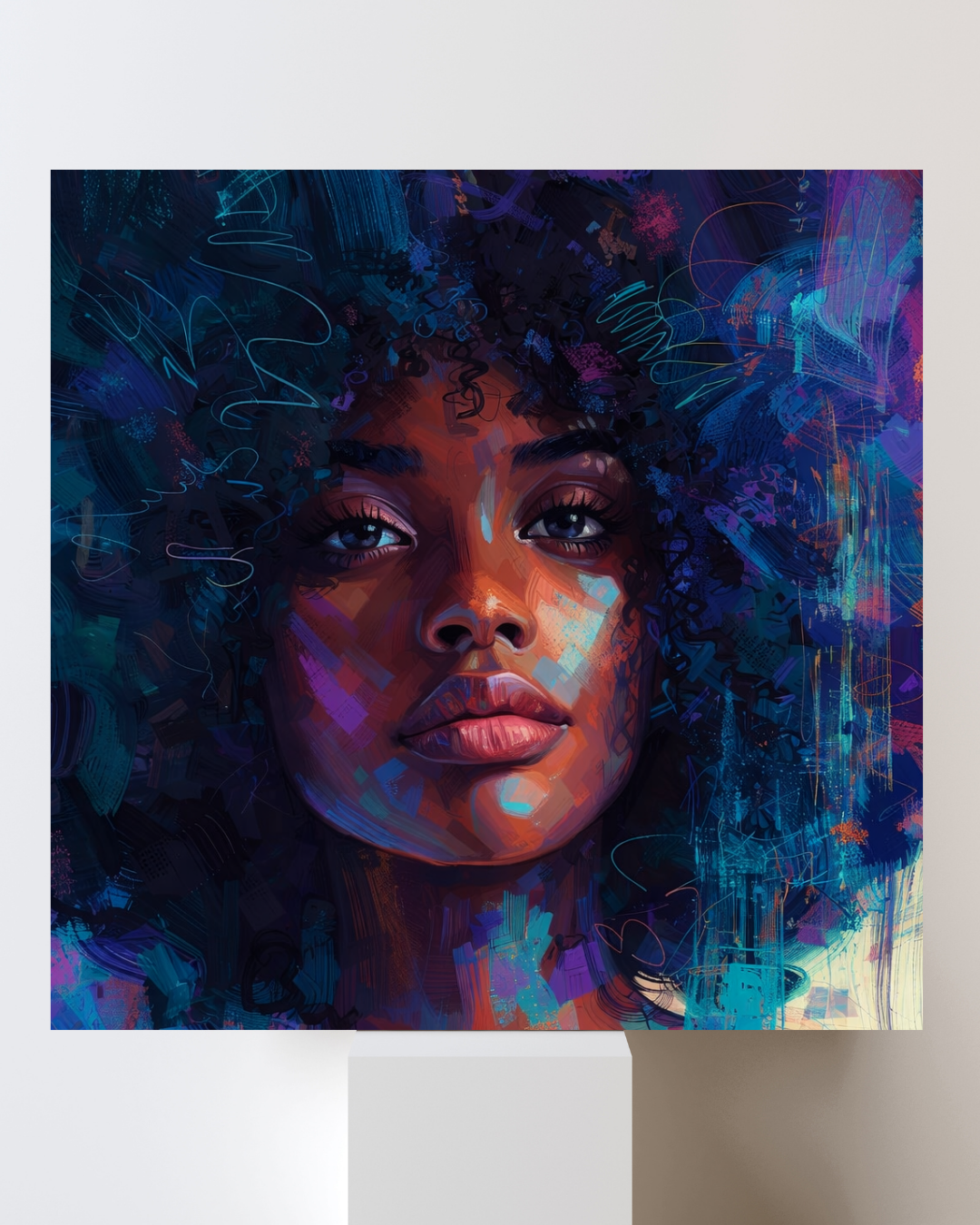 Crown in Color Canvas II