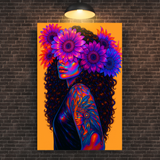Floral Soul Glow Canvas