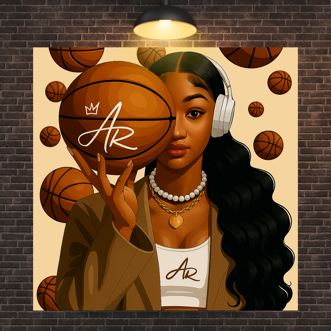 Buckets & Beauty Angel Reese Canvas