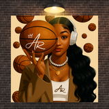 Buckets & Beauty Angel Reese Canvas