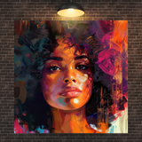 Crown in Color Canvas