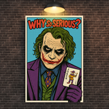 The Joker Comic Book Canvas