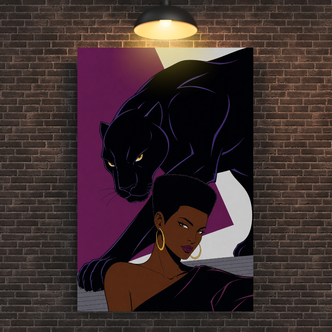 Royal Panther Canvas