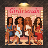 Girlfriends Hair Salon Canvas